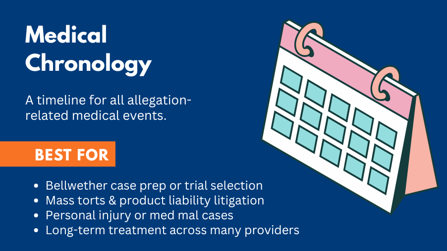 Medical Chronology: Best For